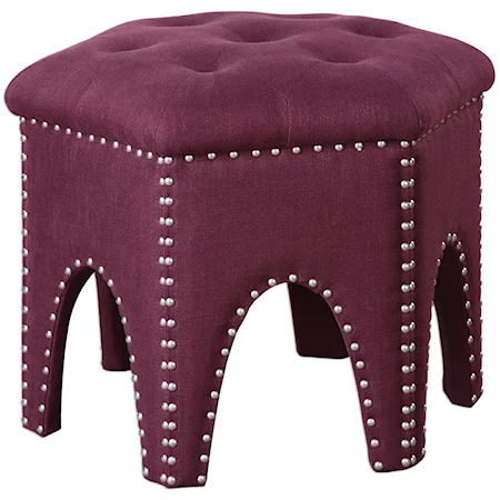 Pippa Purple Small Stool